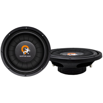 Subwoofer Plano Quantum Audio QFW12D4 1200W 12 PLG - Audioshop México lo mejor en Car Audio en México -  Quantum Audio
